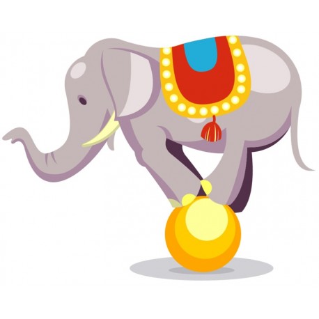 Sticker clown danseuse