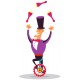 Sticker monsieur jongleur