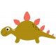 Sticker dino ankylosaurus