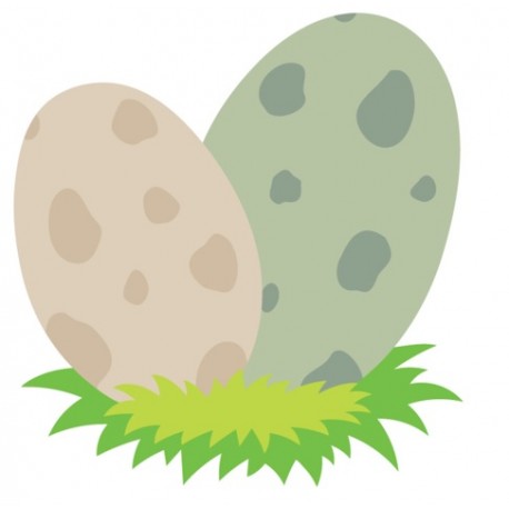 Sticker dino stegosaurus