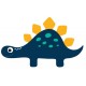 Sticker dino stegosaurus