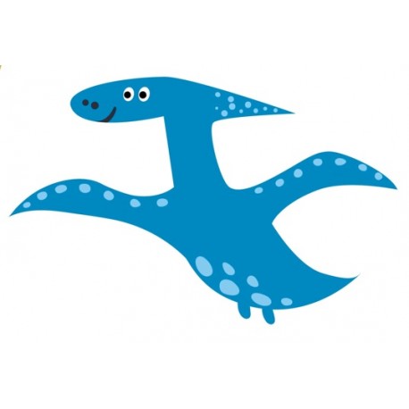 Sticker dino stegosaurus rose