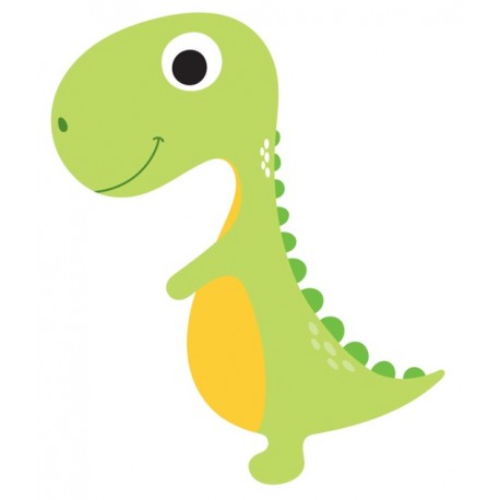Sticker dinosaure bebe noir