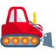 Sticker bulldozer