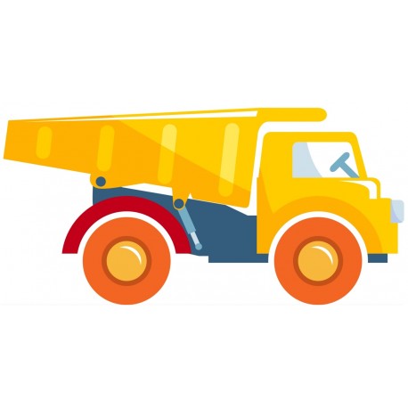 Sticker pelleteuse rouge