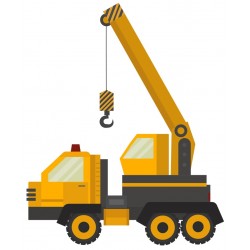 Sticker toupie engin