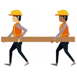 Sticker grue sur camion