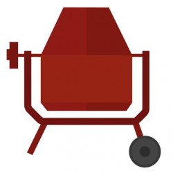 Sticker personnage avec pelle