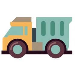 Sticker camion de livraison