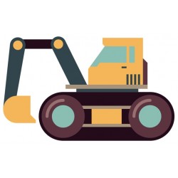 Sticker camion benne livraison