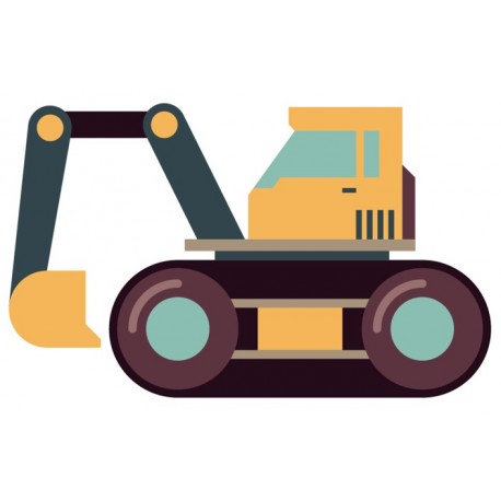 Sticker camion benne livraison