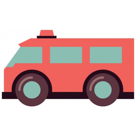 Sticker camion toupie en route