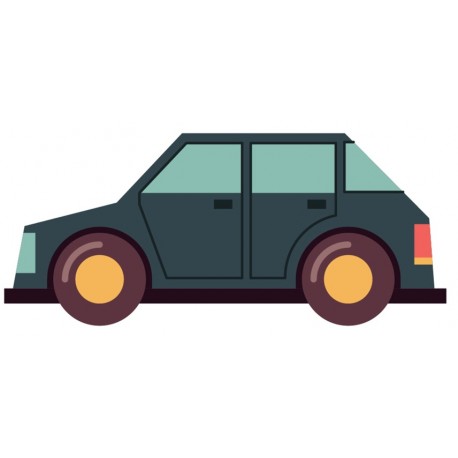 Sticker voiture citadine