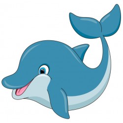 Sticker dauphin glisse sur le ventre