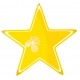Sticker etoile jaune