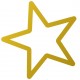 Sticker etoile jaune nuance