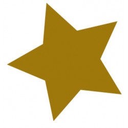 Sticker etoile gribouilli rose