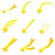 Sticker etoile filante