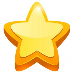 Sticker murale etoile