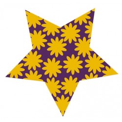 Sticker étoile avec coeur