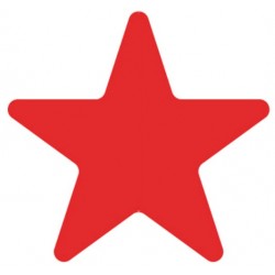 Sticker étoile violet