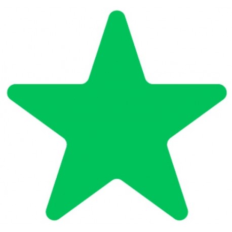 Stickers étoile jaune