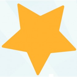 Stickers étoile vert