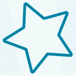 Stickers étoile murale