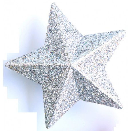 Stickers étoile pailette jaune