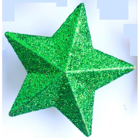 Stickers étoile pailette bleu