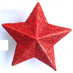 Stickers étoile pailette vert