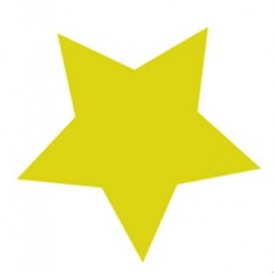 Stickers étoile verte avec etoile