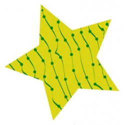 Stickers étoile octogone