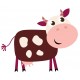 Stickers vache tache enfant