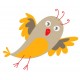 Sticker oiseau enfant