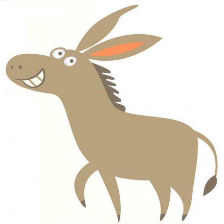 Sticker ane en marche