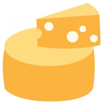 Sticker meule de fromage