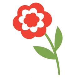 Sticker fleur de jardin