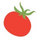 Sticker tomate rouge