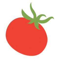 Sticker tomate rouge