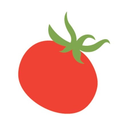 Sticker tomate rouge