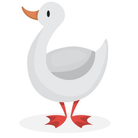 Sticker petite oie chambre bebe