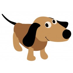 Sticker chien toutou