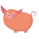 Sticker cochon ecoute