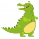 Sticker crocodile gros pepere