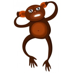 Sticker singe ferme oreille
