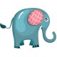 Sticker elephant graphique