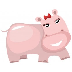 Sticker hipo rose noeud