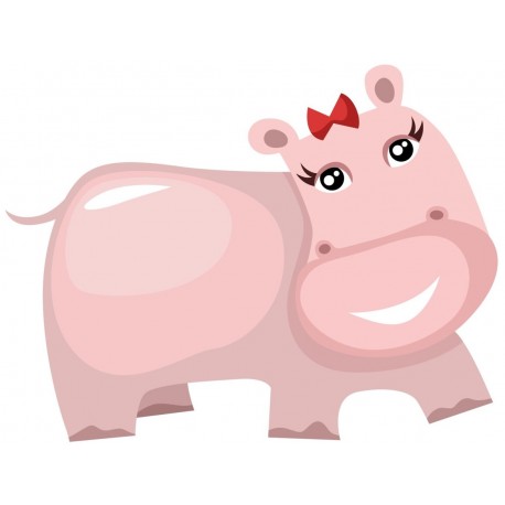 Sticker hipo rose noeud