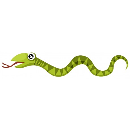 Sticker serpent marche